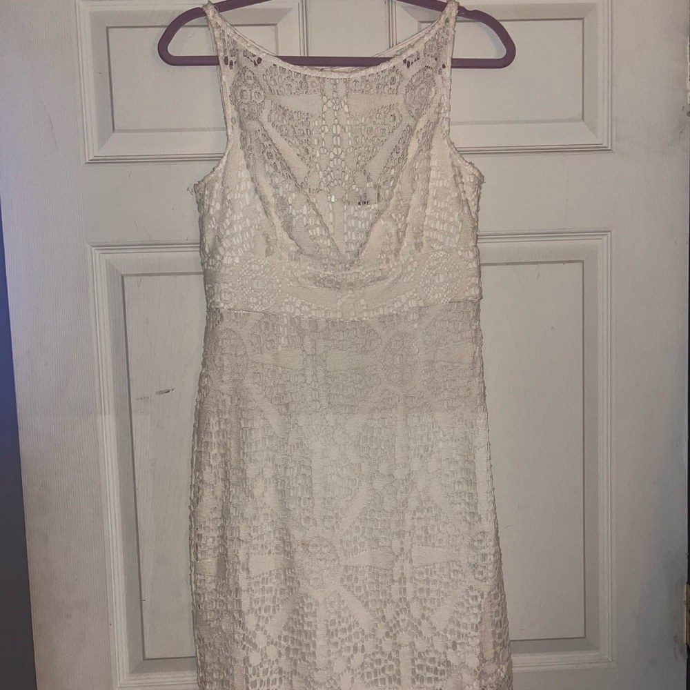 Women’s Trina Turk white lace dress